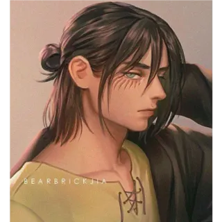 Eren Yeager SNK telegram stickers