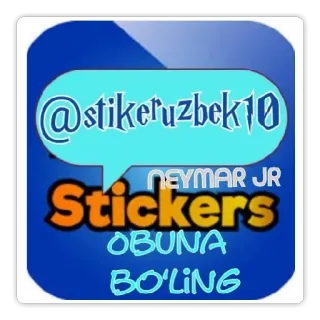 🌐 c56f0307 Neymar @stikeruzbek10
NEYMAR JR
Stickers
OBUNA
BO'LING stickers, neymar jr, uzbek telegram sticker