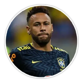 😐 d7ccb6cb Neymar soccer, football, sports, athlete, Brazil, Neymar telegram sticker