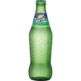 😗 d895c81f Sprite soda, drink, bottle, lemon-lime, beverage telegram sticker