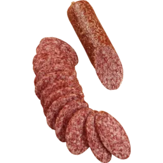 ☺ e787e59a food, meat, salami, slices telegram sticker
