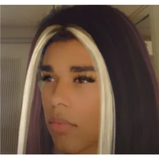 👩 68f552f3 pessoa, retrato, humano, rosto, maquiagem telegram sticker