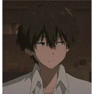 🍀 809217f3 애니메이션, 소년, 캐릭터, 아트 telegram sticker