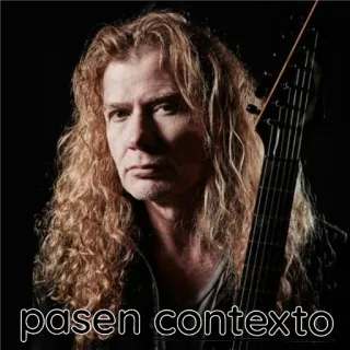 🙂 57f932ee Dave Mustaine pasen contexto Metal, Musicien, Guitare, Megadeth telegram sticker