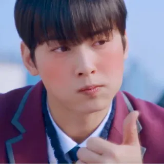 👍 17b83e6b 韩语, 帅气, 校服, 点赞 telegram sticker