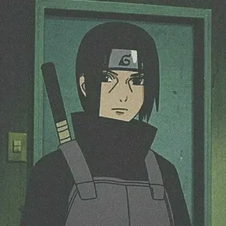 😐 0cca1e7b Itachi Uchiha Naruto Аниме, Манга, Наруто, Учиха, Итачи, Ниндзя telegram sticker