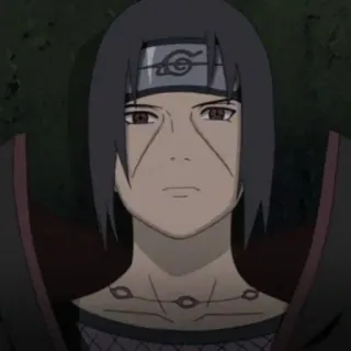😐 14851599 Itachi Uchiha Naruto Аниме, Наруто, Итачи, Учиха, Манга, Ниндзя, Шаринган telegram sticker