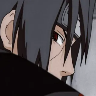 😠 24bac93b Itachi Uchiha Naruto Аниме, Наруто, Итачи, Учиха, Мангекё Шаринган, Ниндзя, Персонаж telegram sticker