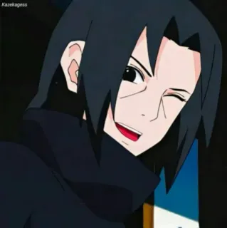 😉 301295da Itachi Uchiha Naruto итачи, учиха, наруто, аниме, манга, персонаж telegram sticker