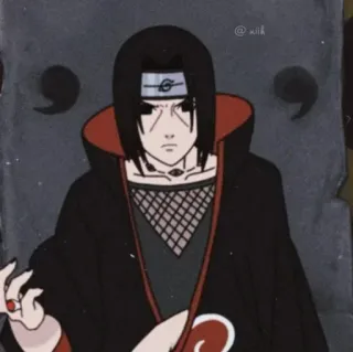 😠 5827422d Itachi Naruto итачи, наруто, аниме, манга, акацуки, учиха telegram sticker