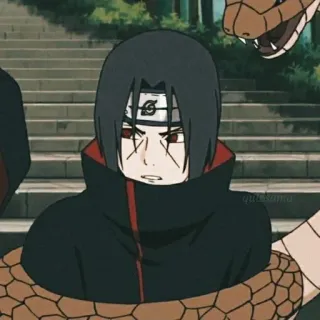 🎼 adb42e32 Itachi Naruto Itachi, Anime, Naruto, Ninja, Serpiente whatsapp sticker