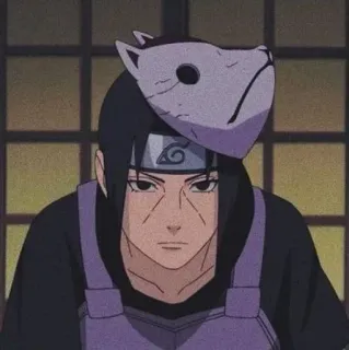 🎼 d712d024 Itachi Uchiha Naruto anime, manga, personaje, itachi, uchiha, naruto, ninja, máscara whatsapp sticker