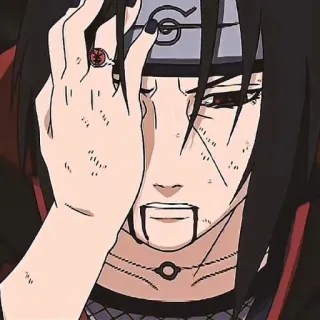⚔️ 77b847d7 Itachi Naruto 애니메이션, 나루토, 이타치, 만화, 우치하, 닌자, 아카츠키 telegram sticker