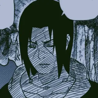 🥀 94d97548 Itachi Naruto Itachi Uchiha, Naruto, anime, manga, Uchiha, sad, character whatsapp sticker