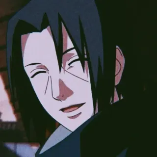 🎴 f9fe5762 Itachi Naruto anime, itachi, naruto, manga, uchiha, ninja, fanart, smile whatsapp sticker