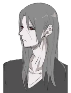 😞 012420cf Itachi Uchiha Naruto itachi, uchiha, anime, mangá, ninja whatsapp sticker