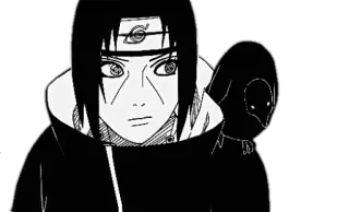 😐 134b7435 Itachi Uchiha Naruto Anime, Mangá, Ninja, Uchiha, Itachi whatsapp sticker