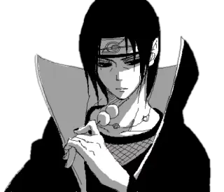 itachi uchiha .saku telegram stickers