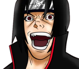 itachi uchiha .saku telegram stickers