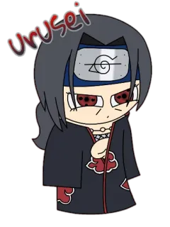 😑 bb811b00 Itachi Uchiha Naruto Urusei Anime, Mangá, Ninja, Uchiha, Itachi whatsapp sticker