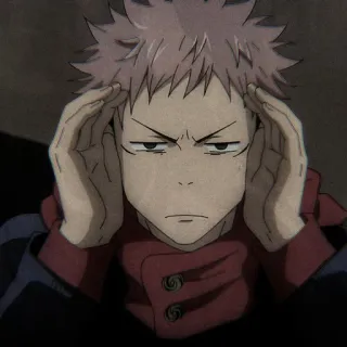 ✨ 4911850a Yuji Itadori Jujutsu Kaisen Anime, Manga, Personage, Yuji Itadori, Jujutsu Kaisen, Serieus telegram sticker