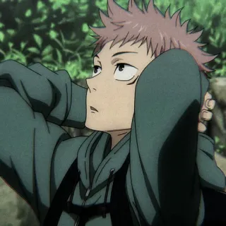 ✨ f921c90f Yuji Itadori Jujutsu Kaisen Anime, Manga, Personage, Jujutsu Kaisen, Yuji Itadori telegram sticker