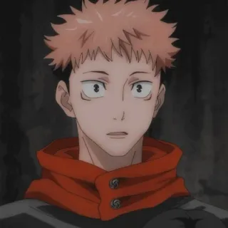 😲 1a3b20a7 Yuji Itadori Jujutsu Kaisen 动漫, 角色, 咒术回战, 虎杖悠仁, 粉丝创作 telegram sticker