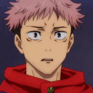 🙁 af26a37c Yuji Itadori Jujutsu Kaisen 动漫, 咒术回战, 虎杖悠仁, 咒术师, 咒力, 少年 telegram sticker