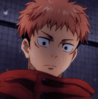 😠 f04d2748 Yuji Itadori Jujutsu Kaisen 动漫, 漫画, 虎杖悠仁, 咒术回战, 角色, 动画 telegram sticker