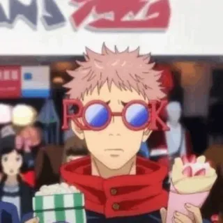 Itadori @ScarletSun whatsapp stickers