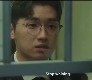 😒 1fe2867a Stop whining. đàn ông, kính, nhà tù, song sắt, thất vọng, rên rỉ, buồn telegram sticker