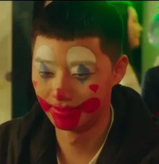 🤡 ab351e9e chú hề, trang điểm, vẽ mặt, chân dung telegram sticker