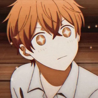 😳 b9e3c0ea Anime, Cartoon, Junge, Fröhlich, Funkeln, Süß telegram sticker