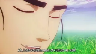 😂 e6d0958a Ah, I see you're a man of culture as well. Anime, Kultur, Meme, Kenner telegram sticker