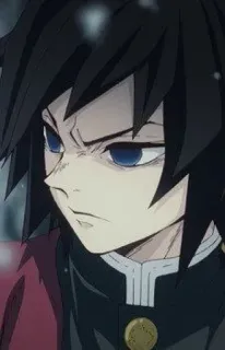 🌹 08f7b6d5 Giyu Tomioka Demon Slayer 动漫, 鬼灭之刃, 富冈义勇, 剑, 战士 telegram sticker