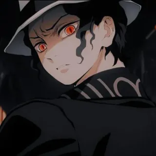 😕 52a5ebe7 Muzan Kibutsuji Demon Slayer 动漫, 恶魔, 鬼灭之刃, 鬼舞辻无惨, 反派 telegram sticker