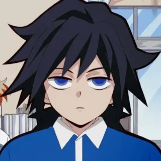 🌠 bc1a2749 Giyu Tomioka Demon Slayer 动漫, 富冈义勇, 鬼灭之刃, 漫画, 角色 telegram sticker