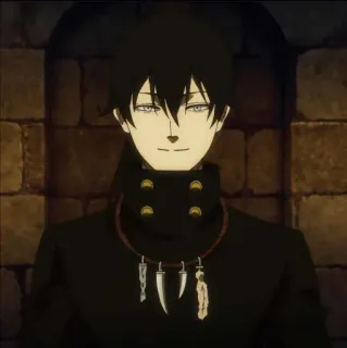 😞 b2330fb4 Nacht Faust Black Clover Anime, Black Clover, Nacht Faust, Anime Charakter, Anime Kunst, Magier, Fantasy telegram sticker