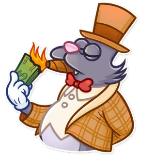 The Itchy & Scratchy telegram stickers