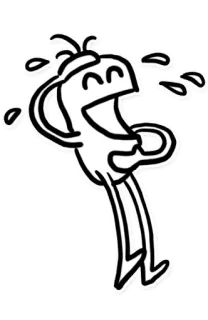 😂 14180b31 cartoon, laughing, happy, joyful, whimsical, drawing telegram sticker