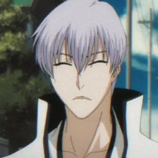 🐍 bf75f403 Gin Ichimaru Bleach Anime, Manga, Bleach, Gin Ichimaru, Rambut Putih, Karakter telegram sticker