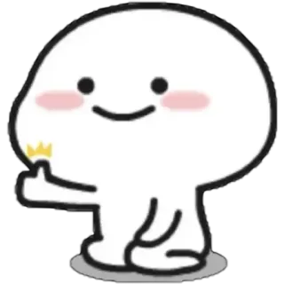 👍 f40bc22b personnage, pouce levé, mignon, emoji whatsapp sticker