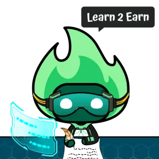📚 4f021099 Learn 2 Earn học, kiếm tiền, giáo dục, tính cách, viết, tương lai telegram sticker
