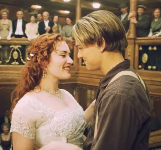 💔 872f5089 Rose DeWitt Bukater & Jack Dawson Titanic 로맨스, 타이타닉, 영화, 사랑, 커플, 역사, 드라마 telegram sticker