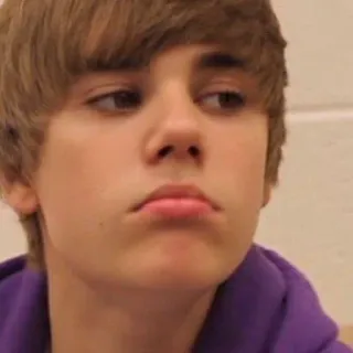 ☹️ 3423f296 Justin Bieber 유명인, 가수, 팝스타, 저스틴 비버 telegram sticker