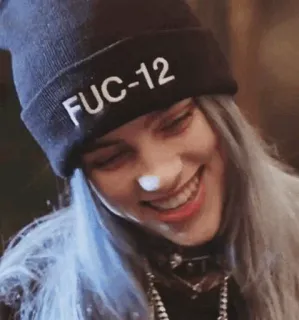 ✨ 00873d4f FUC-12 obraźliwe, czapka, przekleństwo, wulgarny język telegram sticker