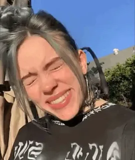 ✨ 28afda11 Billie Eilish billie eilish, piosenkarka, celebrytka, gwiazda pop, muzyk telegram sticker