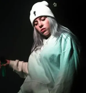 ✨ 2b56bd8e Billie Eilish Billie Eilish, piosenkarka, muzyk, celebryta, artysta, muzyka telegram sticker