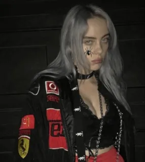 ✨ 35a2e74a Billie Eilish Billie Eilish, piosenkarka, pop, muzyka, celebrytka telegram sticker