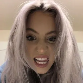 💓 272ab765 donna, viso, espressione, persona, ritratto telegram sticker